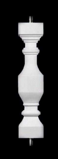 Classic Bellamy Design - Standard Baluster or Stair Baluster for Custom Balustrade Systems - Classic Stone Material by Chadsworth Columns: shop.columns.com