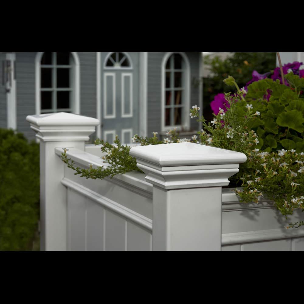 Plant Boxes, Cambridge Raised Vinyl Planter Box Chadsworth Incorporated