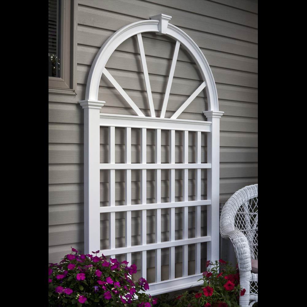 Vienna Trellis Design, Beautiful Vinyl Garden Trellises by Chadsworth