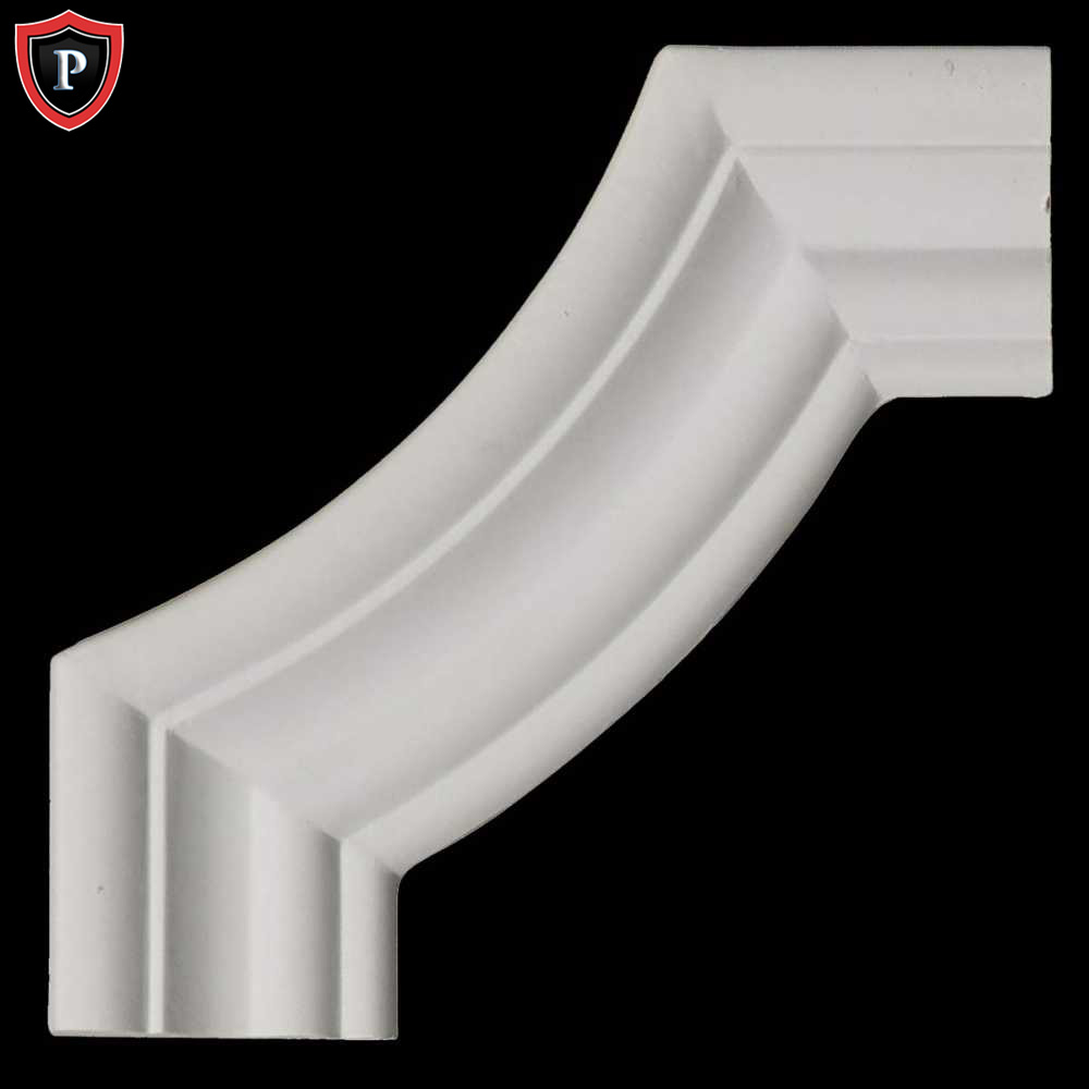6"(W) x 6"(H) Panel Moulding Corner Oxford Design [Polyurethane