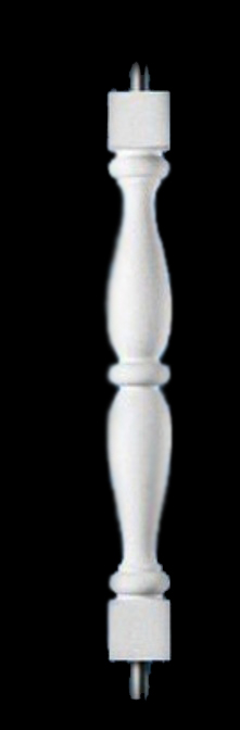 Pender Baluster for Custom Balustrade Systems - Classic Stone Material by Chadsworth Columns: shop.columns.com