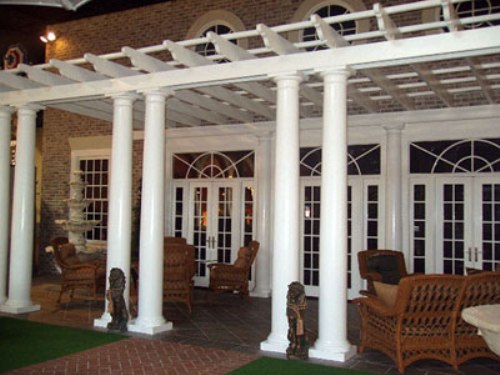 Custom Pergola Design 1012 - Exterior Custom Garden Structures - Chadsworth Columns: shop.columns.com