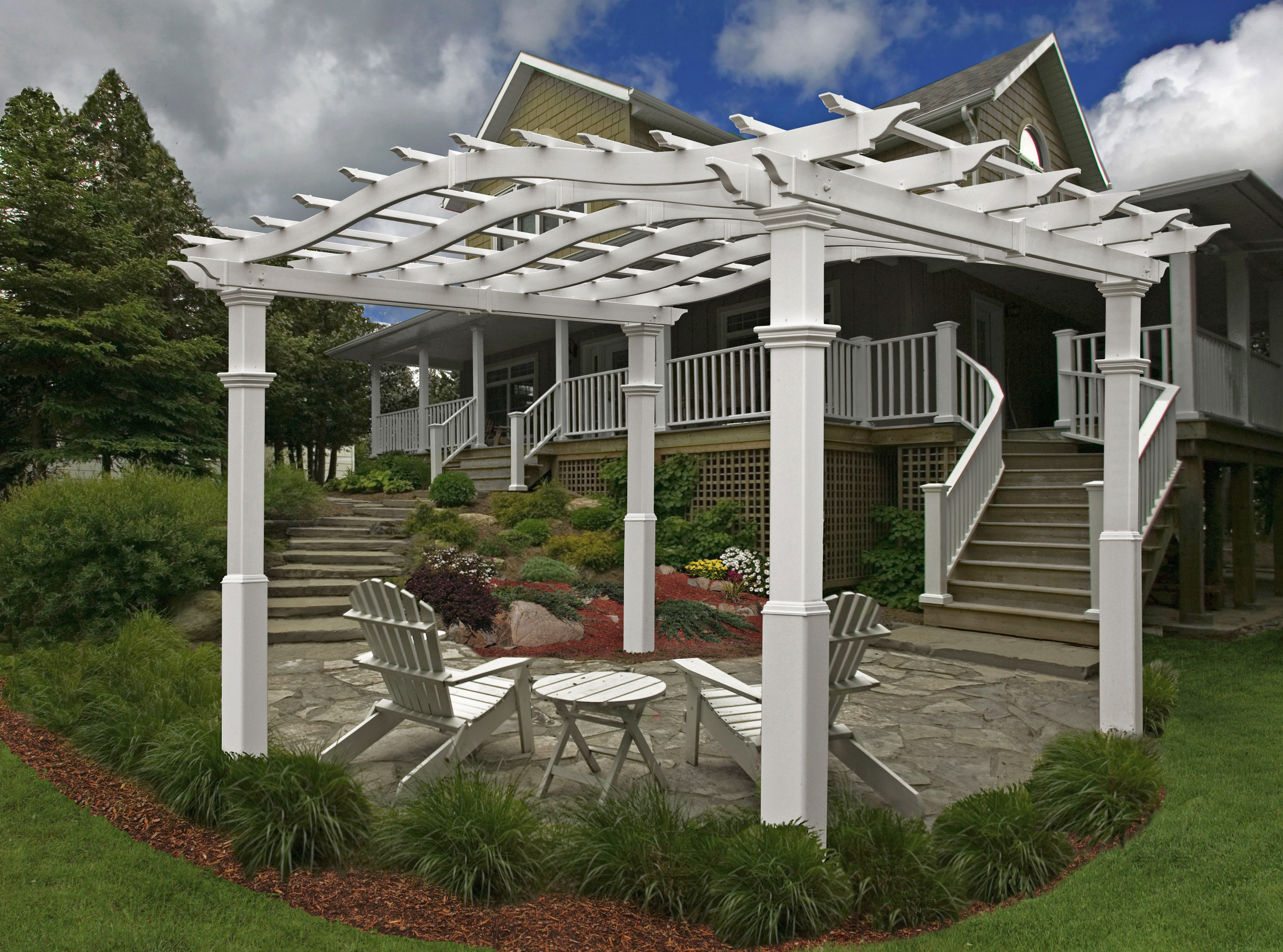 Doing by Wooding: Useful Metal pergola plans