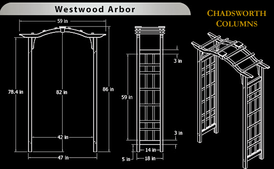 Westwood Wood Arbor Design Specifications