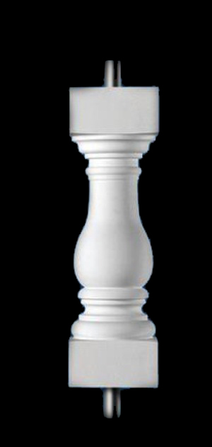 Wilmington-15 Baluster for Custom Balustrade Systems - Classic Stone Material by Chadsworth Columns: shop.columns.com