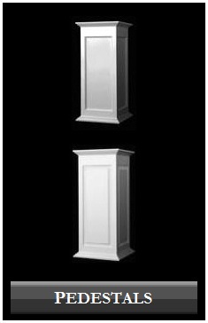 Architectural Pedestals for interior and exterior columns - Chadsworth Columns: shop.columns.com