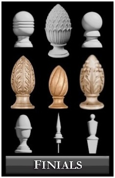 Finials - Architectural Millwork by Chadsworth Columns: shop.columns.com