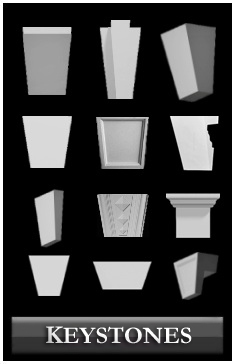 Keystones - Architectural Millwork by Chadsworth Columns: shop.columns.com - 1.800.265.8667