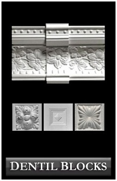 Dentil Blocks - Architectural Millwork by Chadsworth Columns: shop.columns.com