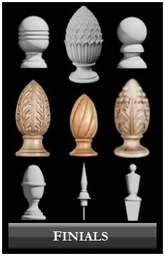 Finials - Architectural Millwork by Chadsworth Columns: shop.columns.com