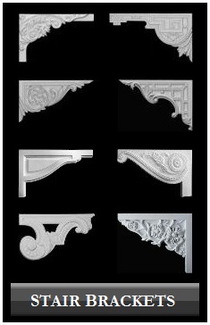 Stair Brackets - Architectural Millwork by Chadsworth Columns: shop.columns.com - 1.800.265.8667