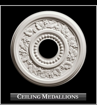 Ceiling & Wall Medallions - Architectural Millwork by Chadsworth Columns: shop.columns.com - 1.800.265.8667 