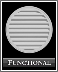 FUNCTIONAL GABLE VENTS