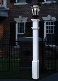 Vinyl Street Lamp Posts by Chadsworth Columns: shop.columns.com