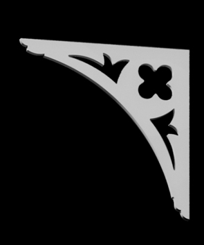 Ornate and Structural Polyurethane Interior and Exterior Bracket Designs by Chadsworth Columns - 1-800-486-2118