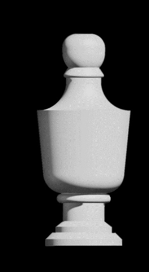 Columbus Urn Finial - Polyurethane Decorative Finials - Shop.columns.com