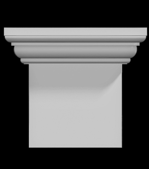 Decorative entryway keystones.  The Grand Via design.  Interior and exterior polyurethane home products. Shop.columns.com