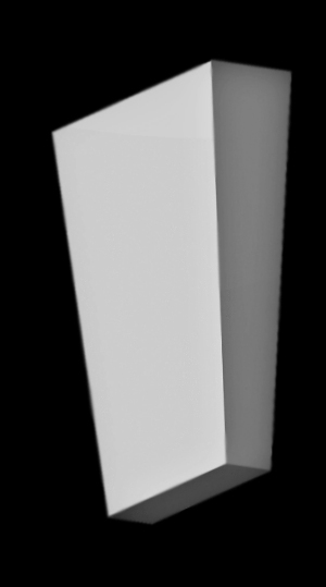 Lincoln keystone design made from polyurethane.