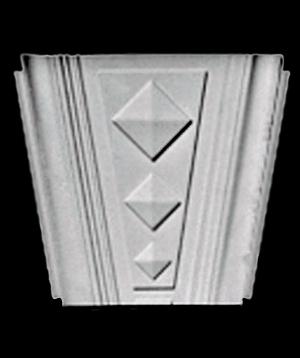 The Majestic Keystone Design.  Made from polyurethane and comes primed white and ready to paint.  Beautiful home products by Shop.columns.com.  1-800-486-2118
