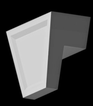 The Olympia Keystone design for decorative entryway moldings and pediments.  Light weight and fast shipping.  Shop.columns.com