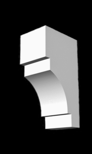 Sturdy, beautiful and long-lasting decorative polyurethane interior and exterior brackets by Shop.columns.com