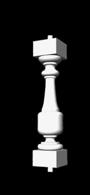 Foxborough Baluster Post - Polyurethane Material