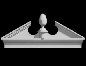 Georgetown Acorn Entryway System - Combination Pediment Designs - Shop.columns.com - 1-800-486-2118