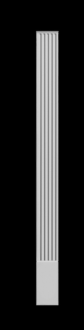 Exterior architectural pilasters, square fluted entryway designs - Shop.columns.com - 1-800-486-2118