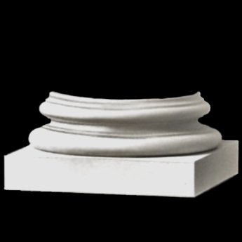 Roman Ionic - Polyurethane Attic base molding and plinth for a round, tapered column shaft (plain or fluted) - Chadsworth Columns: shop.columns.com