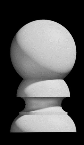 Lindsay Ball Top Finial - Polyurethane Decorative Finials - Shop.columns.com