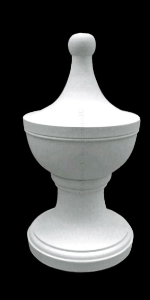Polyurethane Urn Finial - Architectural Home Enhancements - 1-800-486-2118