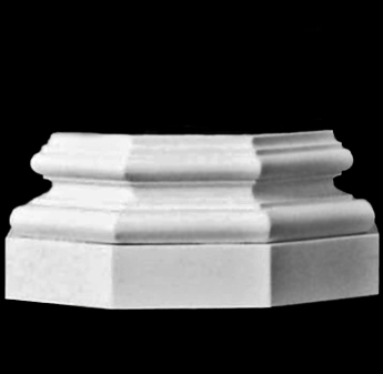 Architectural Column Base | Octagonal Wood Base Molding & Plinth