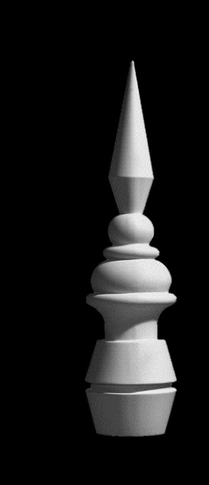 Orleans Decorative Spire - Polyurethane Decorative Spires - Shop.columns.com