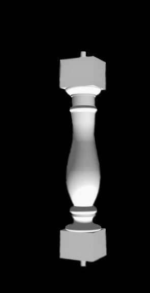 Palladian Baluster Post - Polyurethane Material
