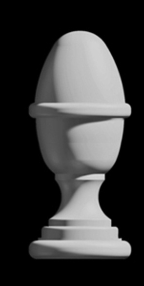 Richmond Acorn Finial - Polyurethane Decorative Finials - Shop.columns.com