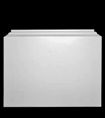 Flat, Square Fiberglass Craftsman Style Base