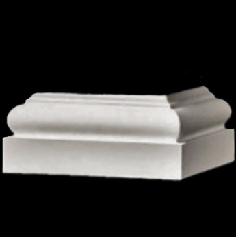 Square Tuscan Polyurethane Base Molding & Plinth