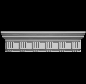 Beautiful architectural crosshead moldings for interior and exterior use - Shop.columns.com - 1-800-486-2118