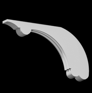 Sturdy, beautiful and long-lasting decorative polyurethane interior and exterior brackets by Shop.columns.com