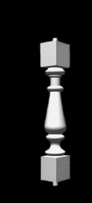 Tuscany Baluster Post - Polyurethane Material