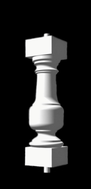 Vanguard Baluster Post - Polyurethane Material