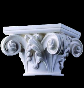 Ionic Order - Stain-Grade Wood Capital