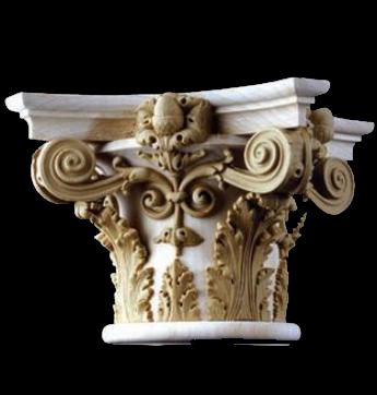 Italian Renaissance - Wood Column Capital