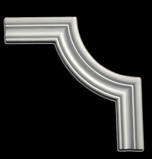 System B - Chatsworth Panel Corners - Set of 4 Polyurethane Panel Corners - Chadsworth Columns - shop.columns.com
