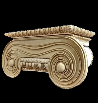 Greek Erechtheum Wood Pilaster Capital - 1.800.265.8667 Greek Ionic Wood Pilaster Capital