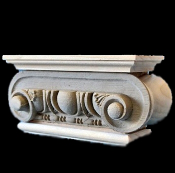 Roman Rome - Pilaster Capital - Wood material