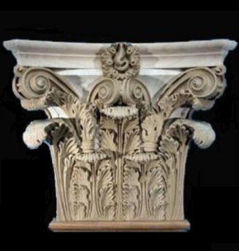 Roman Pantheon Wood Pilaster Capital