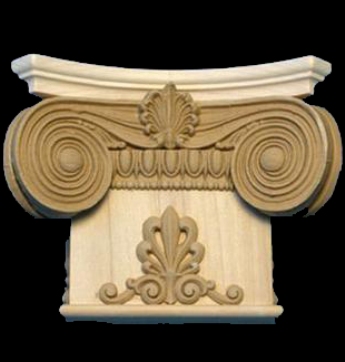 Renaissance Chicago Wood Pilaster Capital