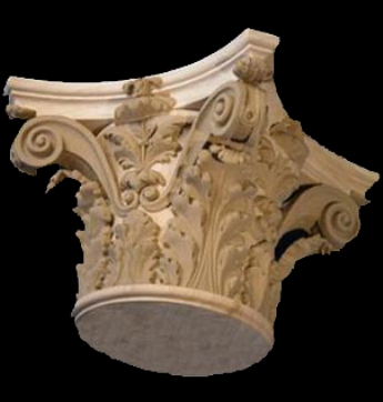 Italian Renaissance Venice Wood Capital - Composite Order