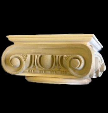 Roman Angular Naples Ionic Column Capital